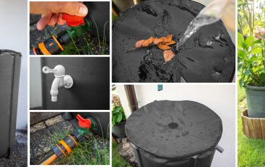 Складані контейнери для води Neo Tools об'ємом 100, 250 та 500 літрів