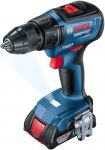 Шуруповерт-дриль Bosch GSR 18 V-50, 18V, 2*2 Ач, 28/50/50 Нм, 460/1800 об/хв, 1кг, кейс, ЗУ, приналежності Шуруповерт-дриль Bosch GSR 18 V-50, 18V, 2*2 Ач, 28/50/50 Нм, 460/1800 об/хв, 1кг, кейс, ЗУ, приналежності