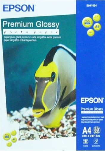 Папір Epson A4 Premium Glossy Photo Paper, 50арк.