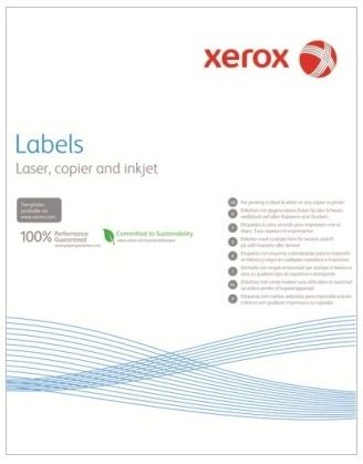 Наклейка Xerox Mono Laser 36UP (прямі кути) 70x24mm 100арк.