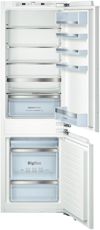 Холодильник вбудовуваний Bosch KIS86AF30 з нижньою морозильною камерою - 177х56см/268л/статика/А++