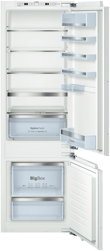 Холодильник вбудовуваний Bosch KIS87AF30 з нижньою морозильною камерою - 177х56см/272л/статика/А++