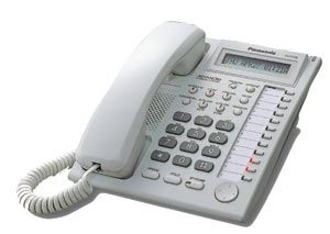 Системний телефон Panasonic KX-T7730UA White (аналоговий) для всіх типів АТС Panasonic
