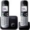 Радіотелефон DECT Panasonic KX-TG6812UAB Black