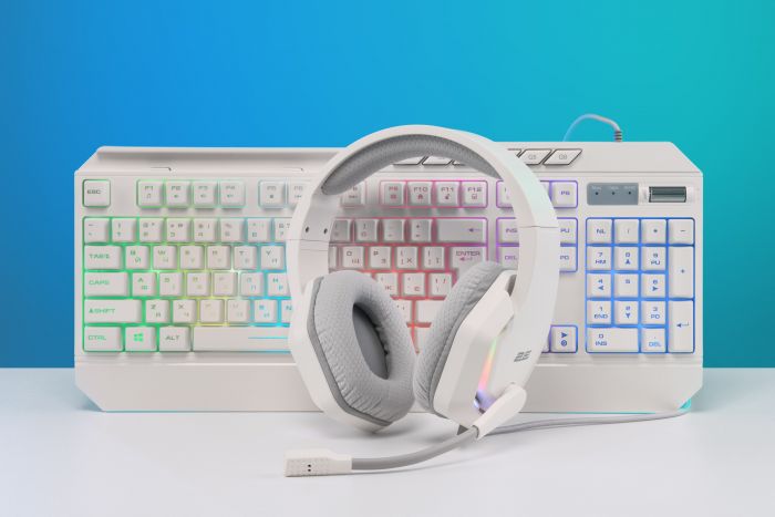 Гарнітура 2E GAMING HG315 RGB USB 7.1 White