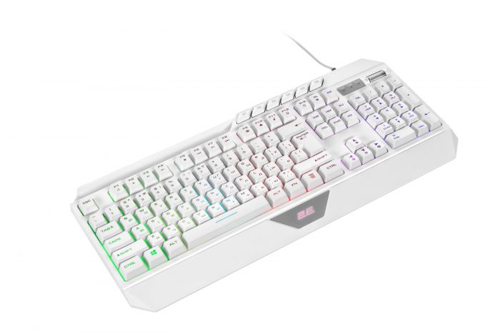 Клавіатура 2E GAMING KG315 RGB USB White Ukr