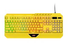 Клавіатура 2E GAMING KG315 RGB USB Yellow Ukr