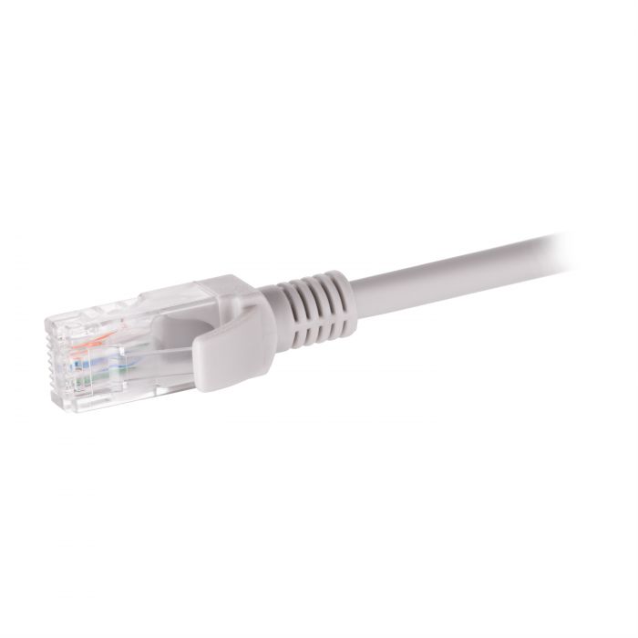 Патч-корд 2E САТ 5e, UTP, 5м, 26AWG, RJ45, 7/0.16, Cu, LSZH, сірий