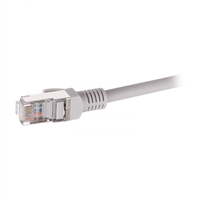 Патч-корд 2E САТ 5e, FTP, 3м, 26AWG, RJ45, 7/0.16, Cu, LSZH, сірий