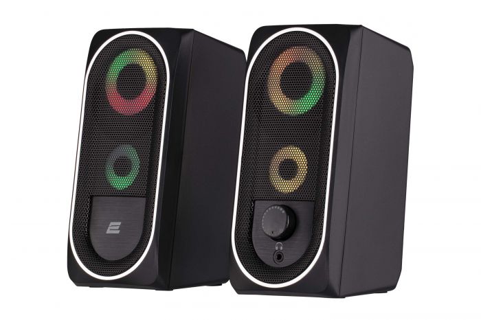 Акустична система 2E PCS234 RGB, 2.0, USB, Black