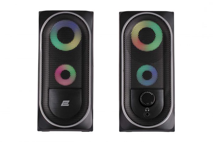 Акустична система 2E PCS234 RGB, 2.0, USB, Black