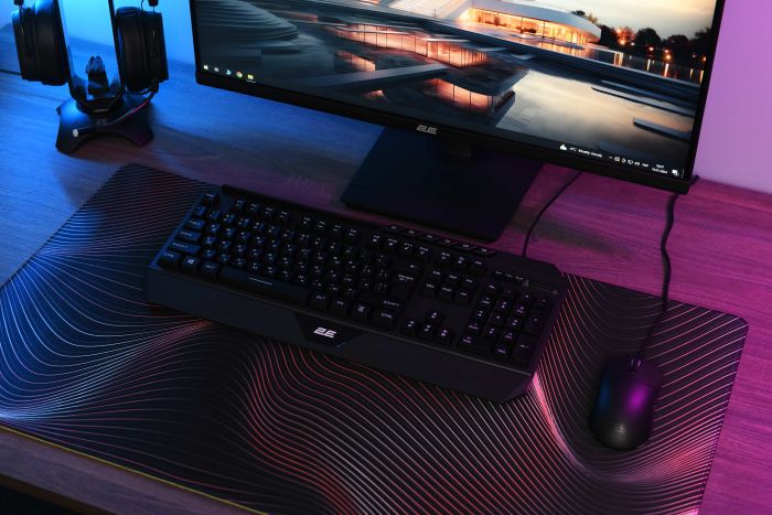 Ігрова поверхня 2E GAMING PRO Speed D03, XL (800x450x3мм), багатокольоровий