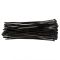 Хомут-стяжка TOPEX, чорний, 4.8х300 мм, пластик, 75 шт.