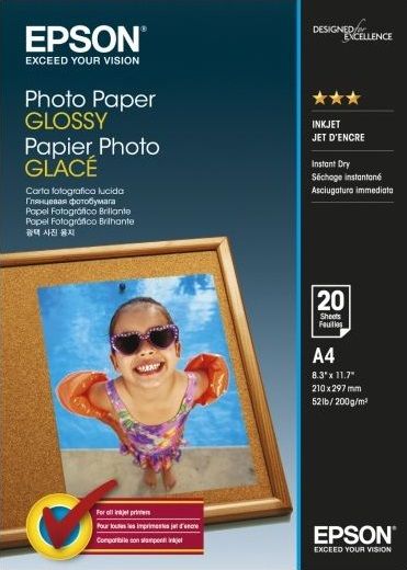 Папір Epson Glossy Photo Paper A4 20 арк.