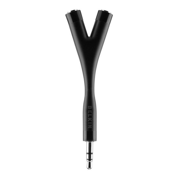 Розгалужувач для навушників Belkin Y- Adapter 3.5мм jack x2 black