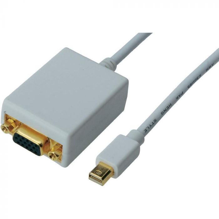 Адаптер ASSMANN  miniDisplayPort to VGA (AM/AF) 0.15m white