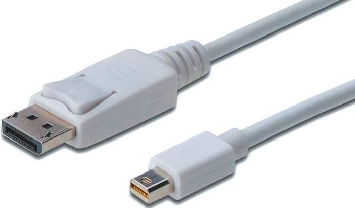 Кабель ASSMANN MiniDisplayPort to DisplayPort (AM/AM) 2.0m, white