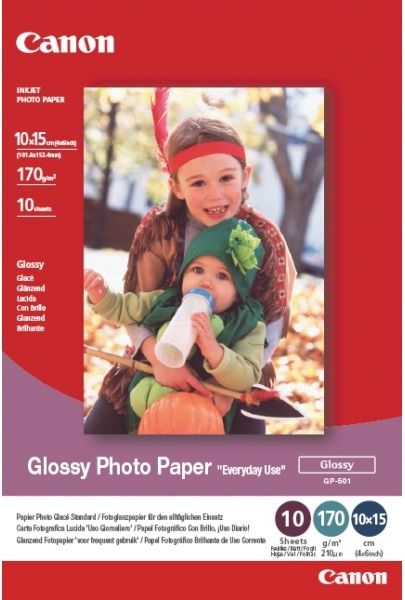 Папір Canon 4"х 6" Glossy GP-501 10л.