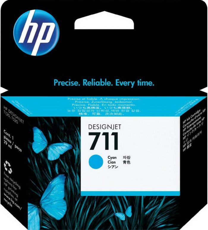 Картридж HP No.711 DesignJet 120/520 Cyan