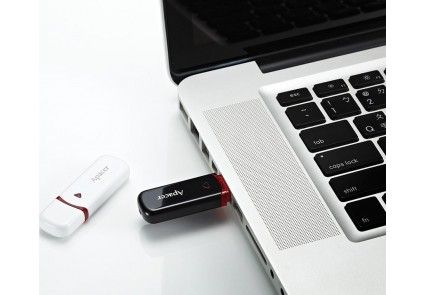 Накопичувач Apacer  16GB USB 2.0 AH333 Black