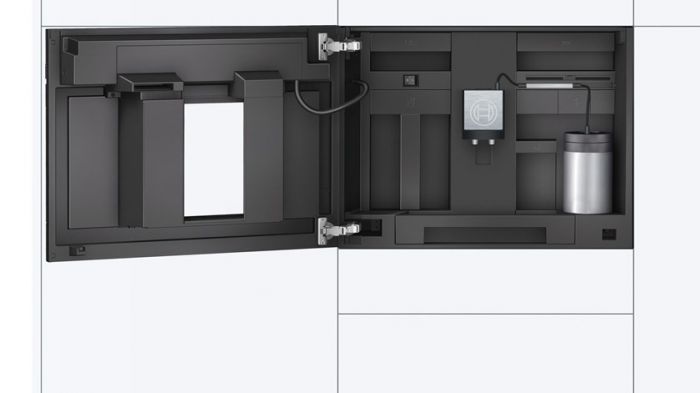 Вбудовувана кавова машина Bosch CTL636ES1 -19Бар/1600Вт/дисплей/нерж. сталь - чорний