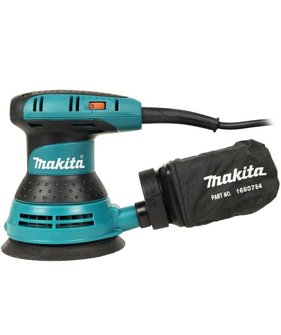 Шліфмашина ексцентрикова Makita BO5031, 300 Вт, 123мм, 4000-12000 об/хв, 1.3 кг