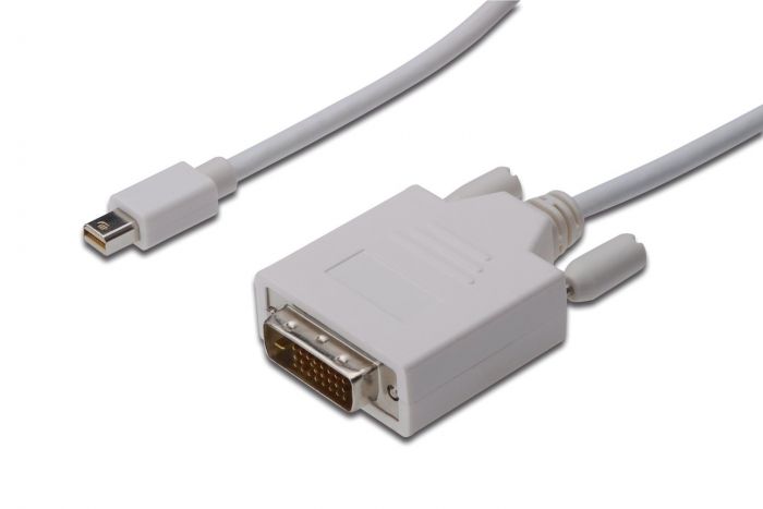 Кабель ASSMANN MiniDisplayPort to DVI(AM/AM) 3.0m, white