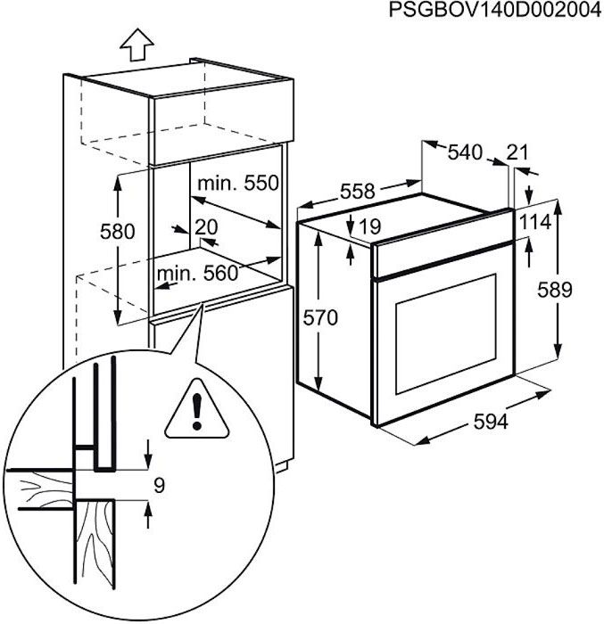 Духова шафа Electrolux EZB53430AX