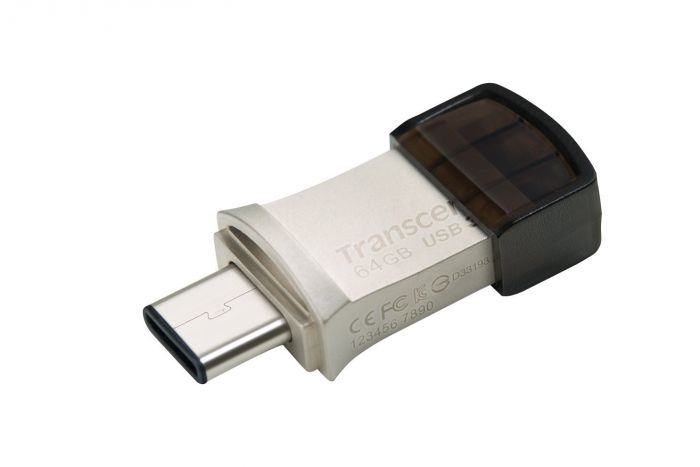 Накопичувач Transcend  64GB USB 3.1+Type-C 890 R90/W30MB/s