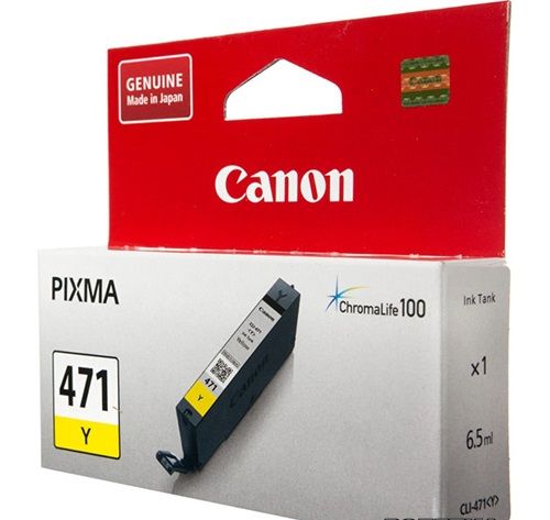 Картридж Canon CLI-471Y PIXMA MG5740/MG6840 Yellow