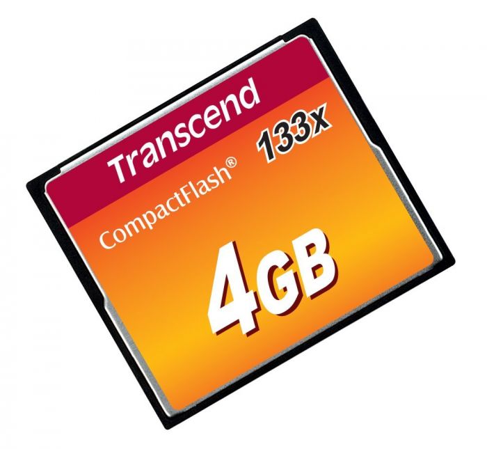 Карта пам'яті Transcend CompactFlash   4GB 133X