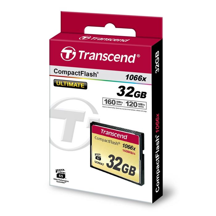 Карта пам'яті Transcend CompactFlash  32GB 1066X