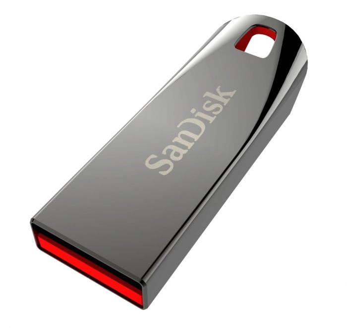 Накопичувач SanDisk   64GB USB Cruzer Force Metal Silver