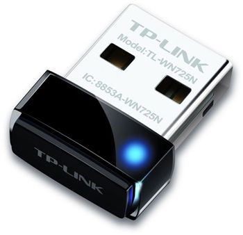 WiFi-адаптер TP-LINK TL-WN725N N150 USB2.0 nano