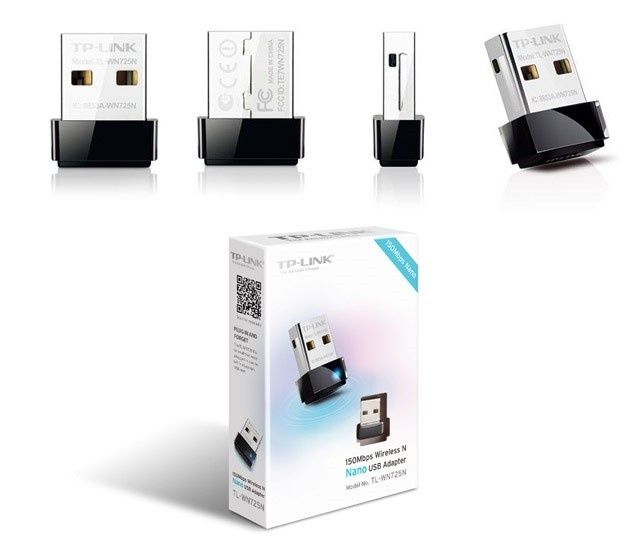 WiFi-адаптер TP-LINK TL-WN725N N150 USB2.0 nano