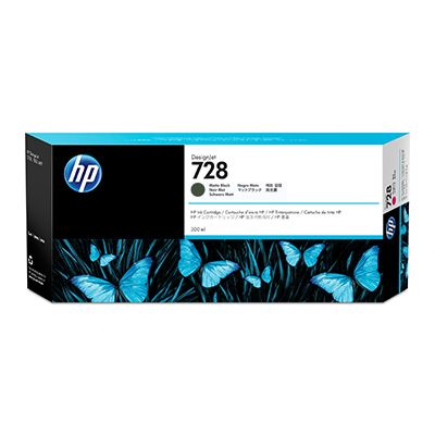 Картридж HP No.728 DJ T730/T830 Matte Black 300 ml