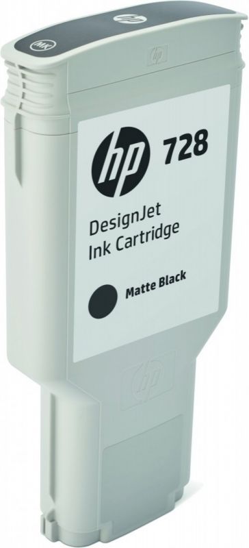 Картридж HP No.728 DJ T730/T830 Matte Black 300 ml