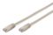 Патч-корд DIGITUS cat.5e, F-UTP, 1м, AWG 26/7, сірого кольору