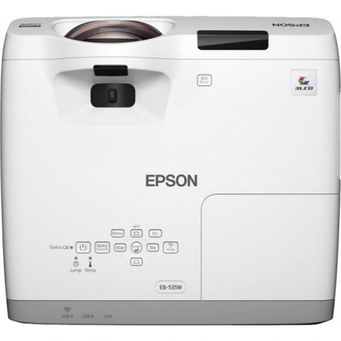 Короткофокусний проектор Epson EB-535W (3LCD, WXGA, 3400 ANSI lm)