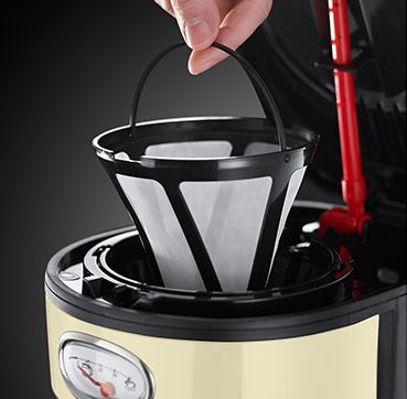 Кавоварка Russell Hobbs 21702-56 Retro Vintage Cream