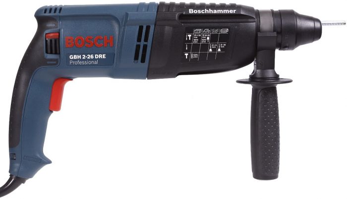 Перфоратор Bosch GBH 2-26 DRE, 800Вт, 2.7 Дж, 2.8 кг, L-кейс