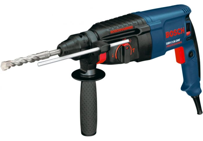 Перфоратор Bosch GBH 2-26 DRE, 800Вт, 2.7 Дж, 2.8 кг, L-кейс