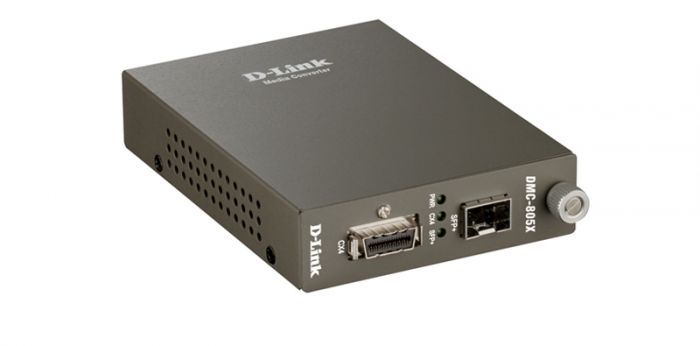 Медiаконвертер D-Link DMC-805X 1xCX4, 1xSFP+