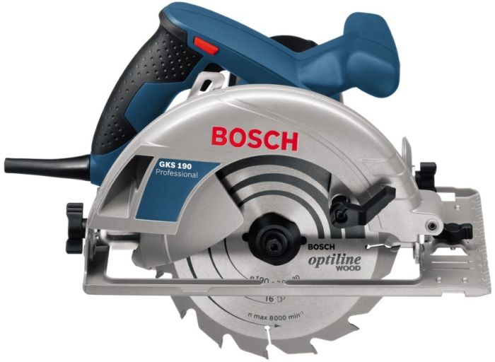 Пила дискова Bosch GKS 190, 1400Вт, 190мм