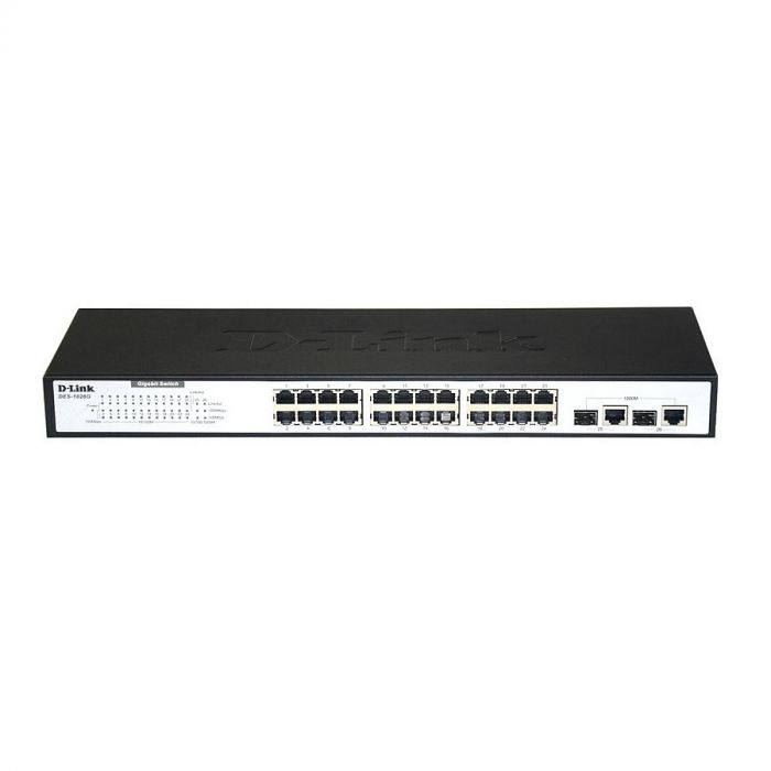 Комутатор D-Link DES-1026G 24xFE, 2xSFP/GE, Некерований