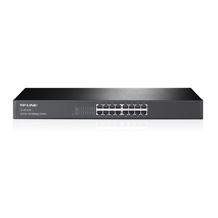 Комутатор TP-LINK TL-SF1016 16xFE некерований 19" 1U