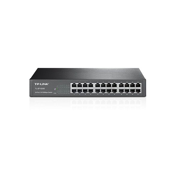 Комутатор TP-LINK TL-SF1024D 24xFE некерований 13" 1U