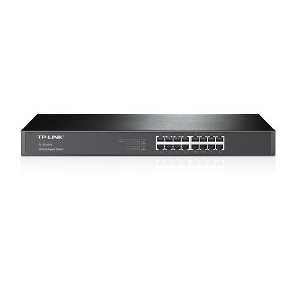 Комутатор TP-LINK TL-SG1016 16xGE некерований 19" 1U