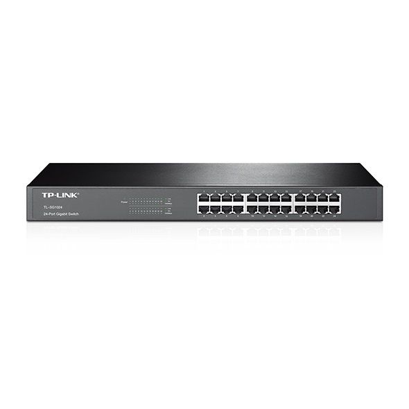 Комутатор TP-LINK TL-SG1024 24xGE некерований 19" 1U