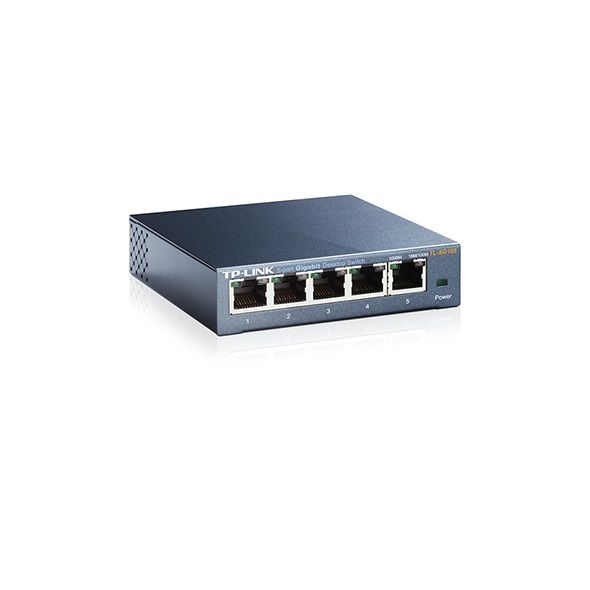 Комутатор TP-LINK TL-SG105 5xGE некерований Метал. корпус